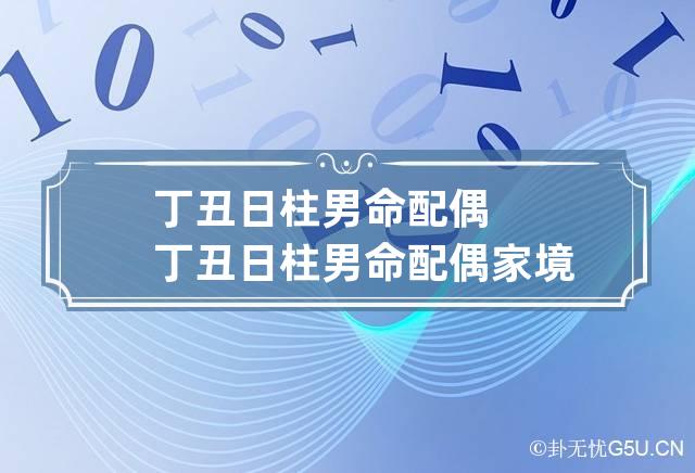 丁丑日柱男命配偶 丁丑日柱男命配偶家境